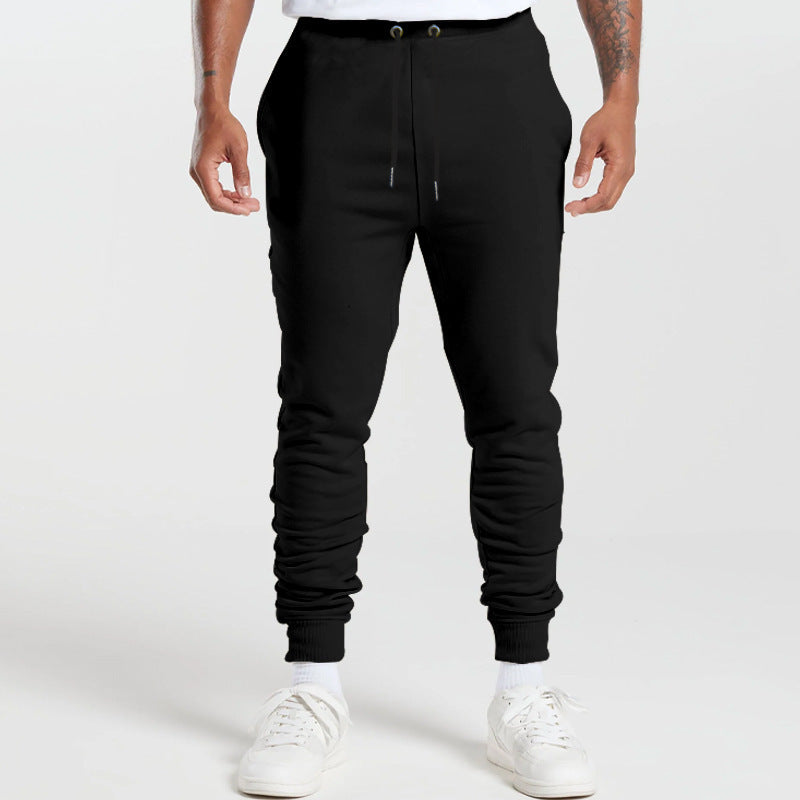 Men's sporty jogger pants with elastic waistband and practical pockets Lune London