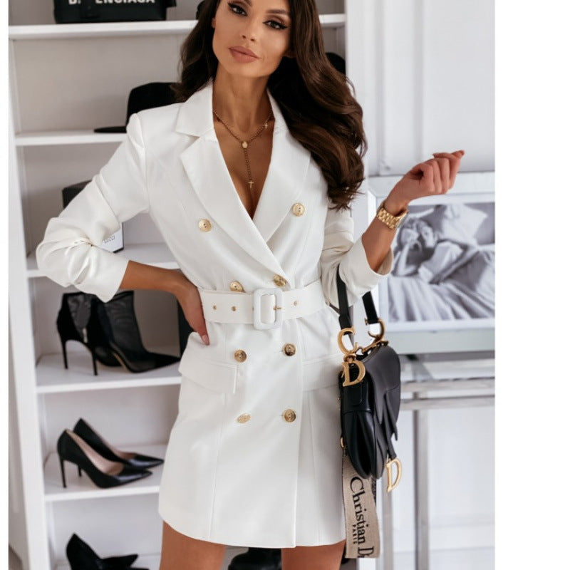Lune London double-breasted mini blazer dress for women