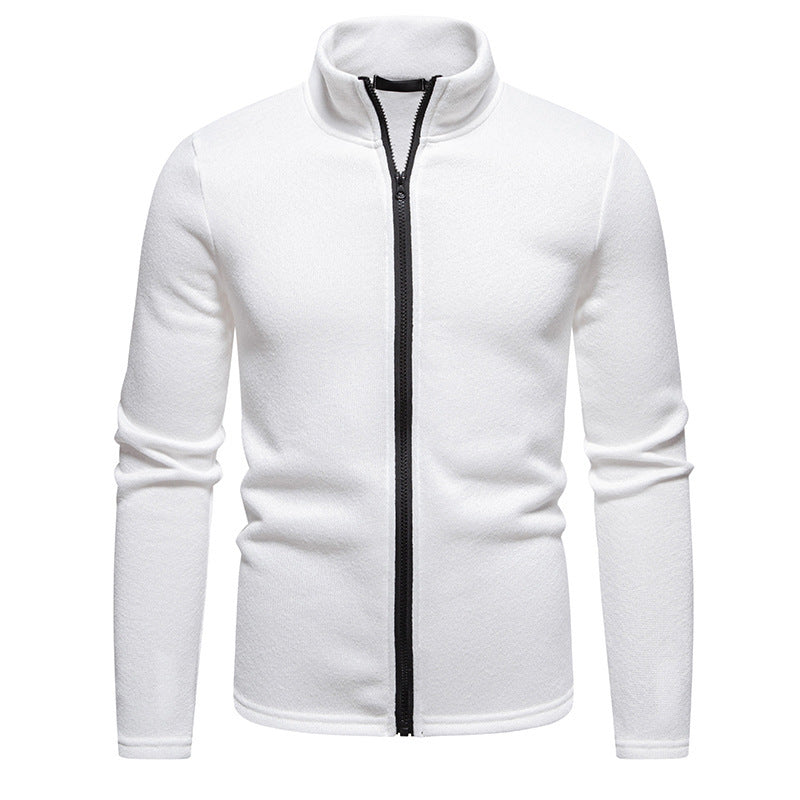 Men's fleece jacket with high collar and full zip Lune London