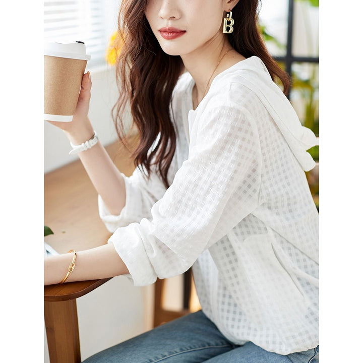 Blouse à capuche décontractée pour femmes Chic & Stil