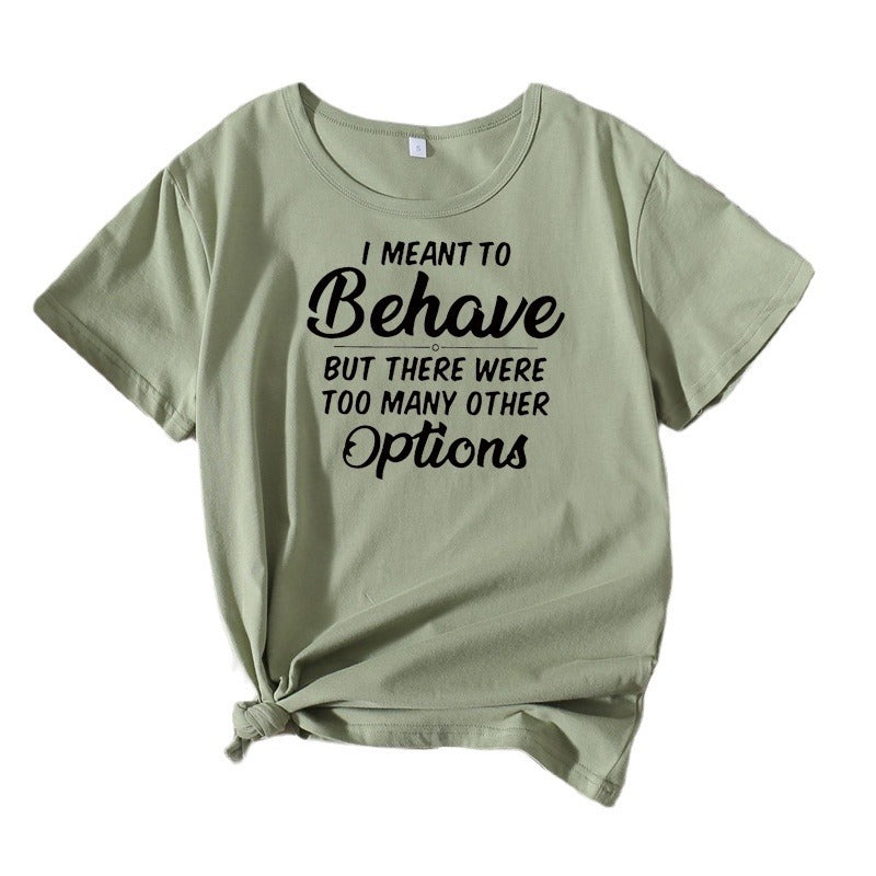 Ladies Casual Humor T-Shirt Lune London