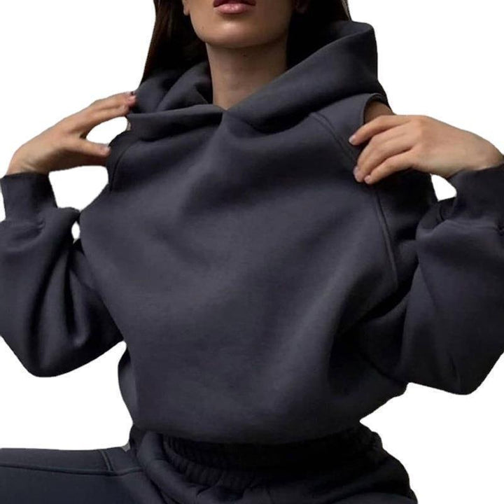 Trendy hoodie for women with casual jogger pants Lune London