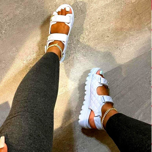 Women's strap sandals with cushioned sole and adjustable design Amarae