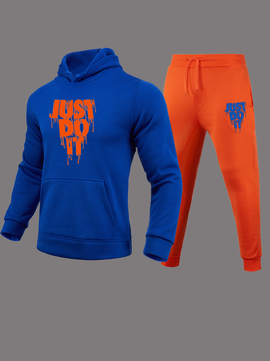 Women's sweatshirt and jogger pants set with graphic print Lune London