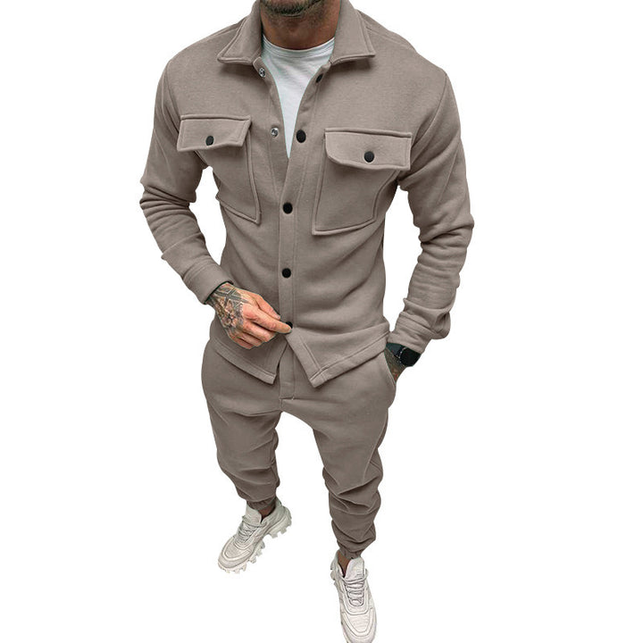 Casual tracksuit jacket for men with functional pockets and modern collar Lune London