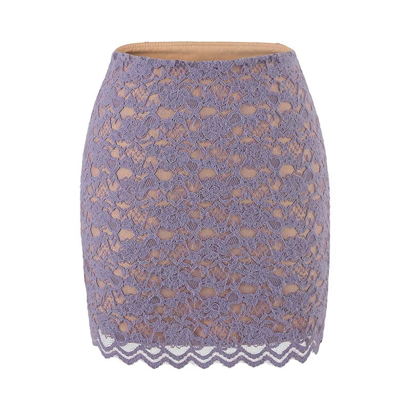Women's Figure-hugging Lace Top with Wrap V-neck and Long Sleeves Amarae