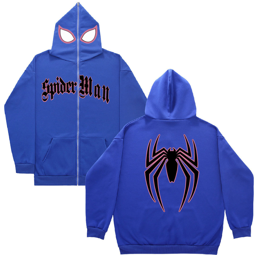 Women's hoodie with Spider-Man design featuring a striking graphic pattern Lune London