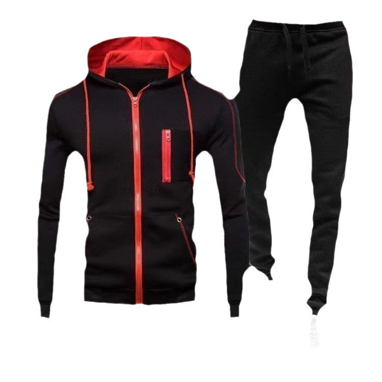 Sport suit for men with functional zip pockets and breathable fabric Lune London