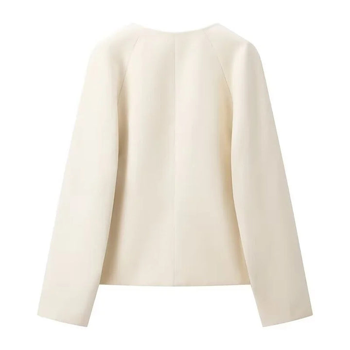 Lune London Elegant short jacket for women with practical buckle closures