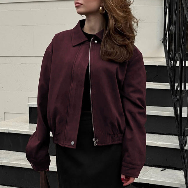 Lune London Women's Casual Bomber Jacket