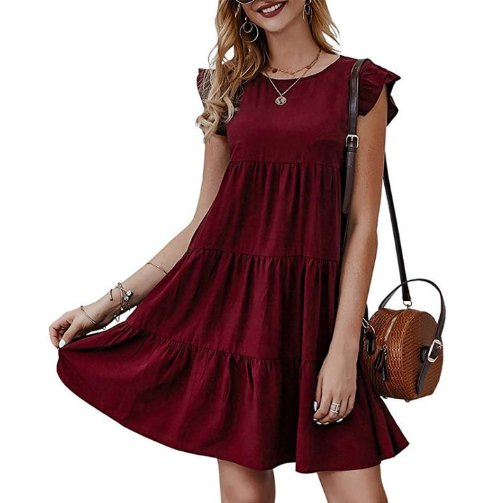 Casual dress for women with ruffle detail and elegant cut Lune London