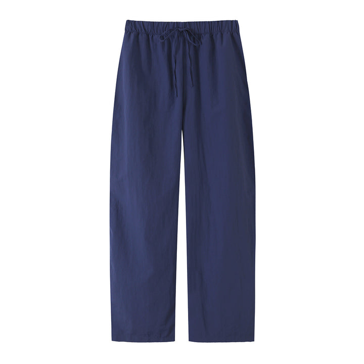 Women's high-waisted loose linen-look pants with drawstring waistband Amarae