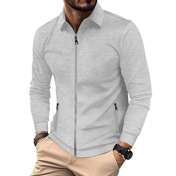 Men's sports jacket with zipper and practical side pockets Lune London