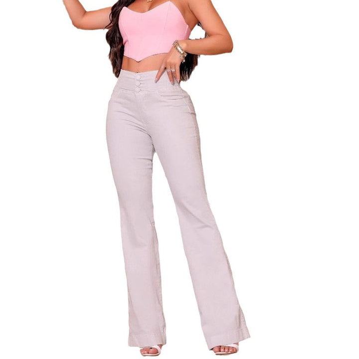 High-waisted flared jeans for women with a chic & stylish cut