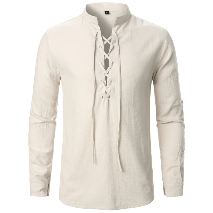 Men Long Sleeve T-shirt with Laces Lune London