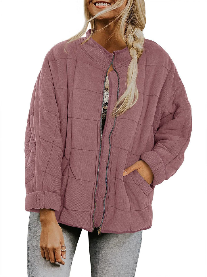 Ladies plus size quilted jacket Lune London