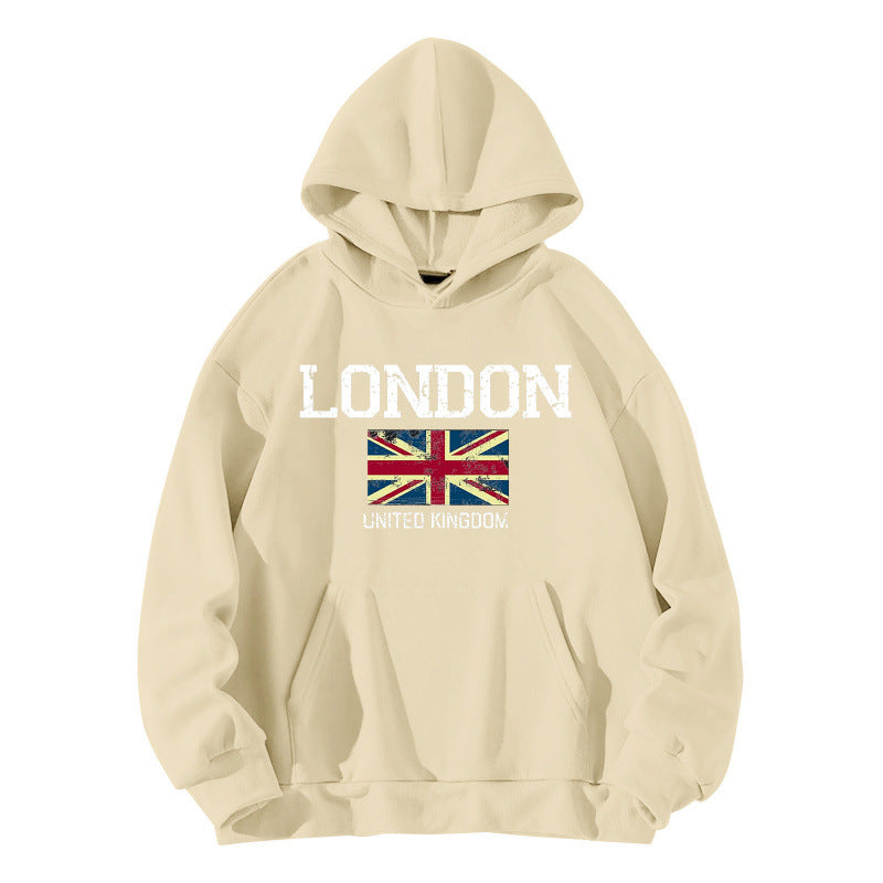 Women's hoodie in urban London style with kangaroo pocket and comfortable fit Lune London