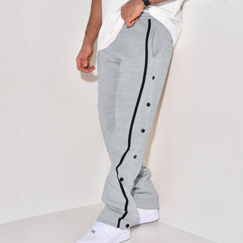 Sporty men's jogger pants with practical snap buttons Amarae