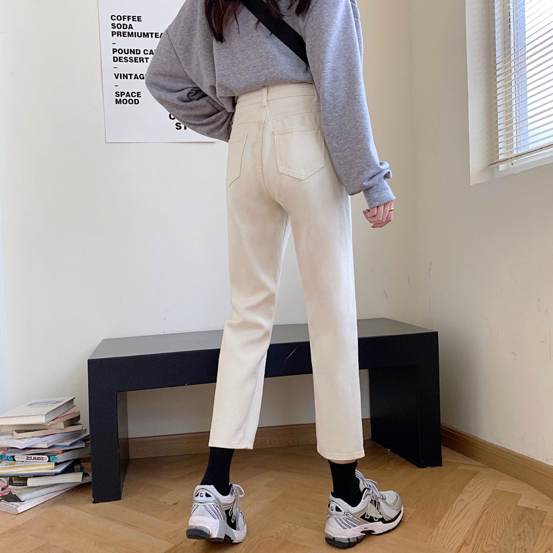 Pantalons chino taille haute pour femmes Chic & Stil