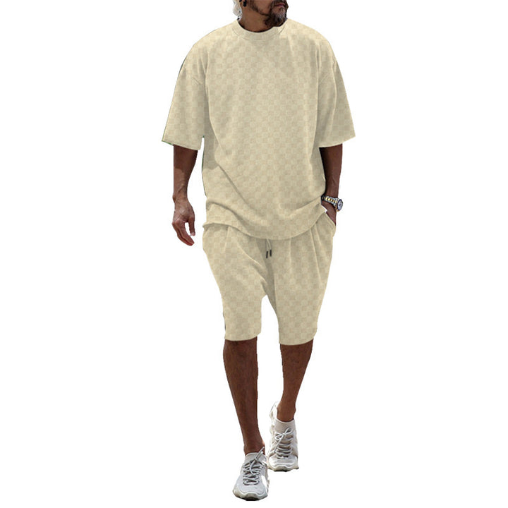 Short-sleeve set for men in breathable material with a comfortable fit Lune London