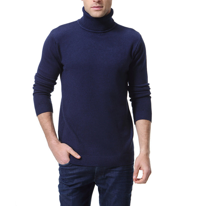 Men's fine cotton turtleneck sweater Lune London