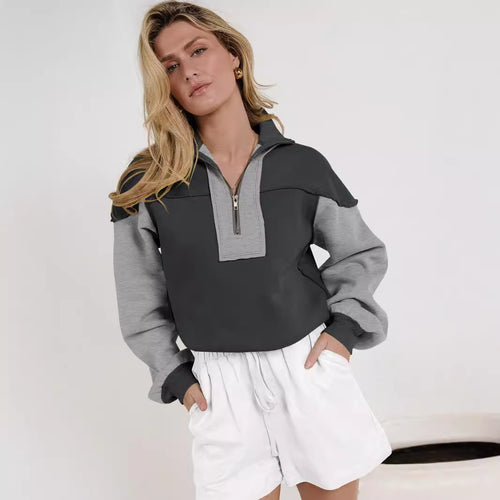 Women’s sporty high collar sweater Amarae