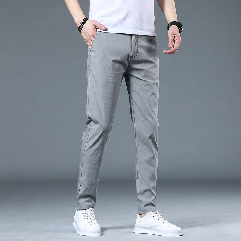 Men's elastic leisure pants with side pockets Lune London