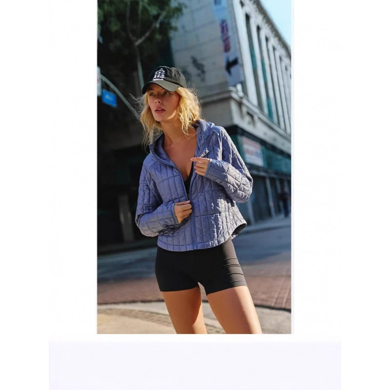 Ladies trendy short quilted jacket Amarae