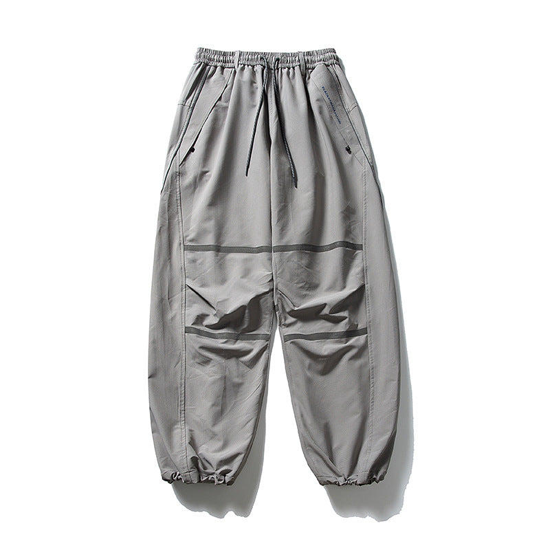 Men's Technical Cargo Jogging Pants with Drawstring, Knee Inserts and Elastic Cuffs Amarae