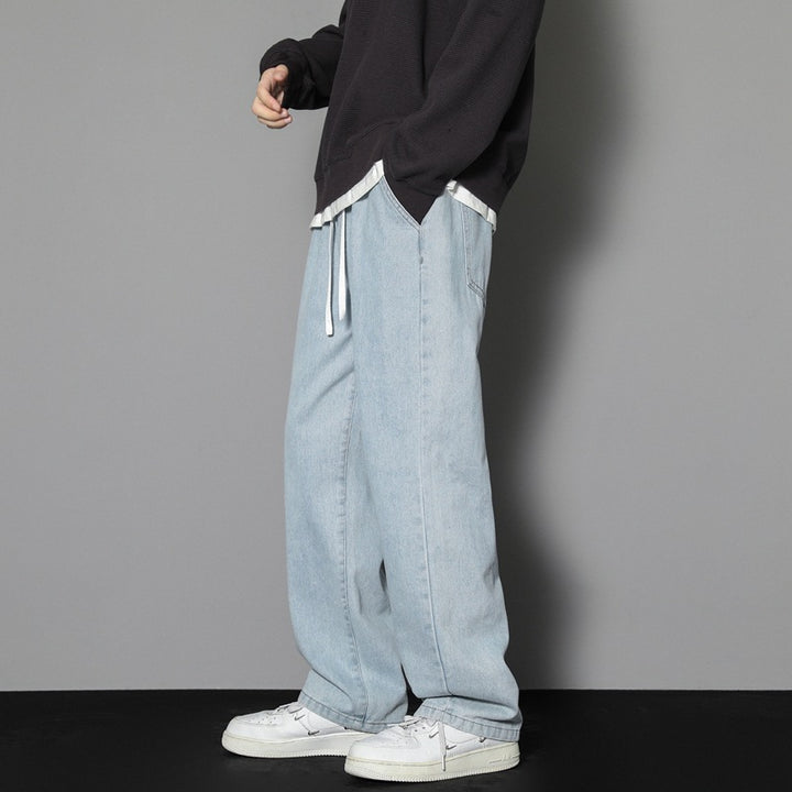 Ladies Loose Denim Pants Lune London