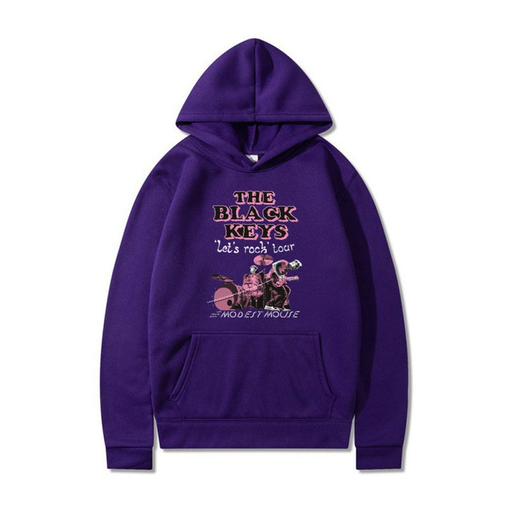 Women's hoodie with creative rock band design and comfortable fit Lune London