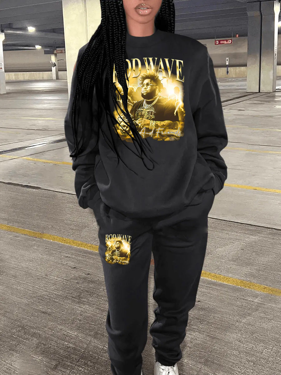 Ladies sweat set with unique graphics Amarae