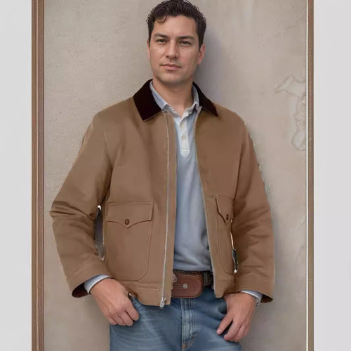 Casual utility jacket for men with practical pockets and robust design Amarae
