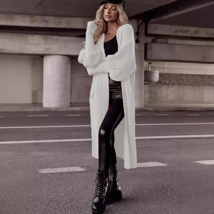 Ladies Large Chic Knit Coat
