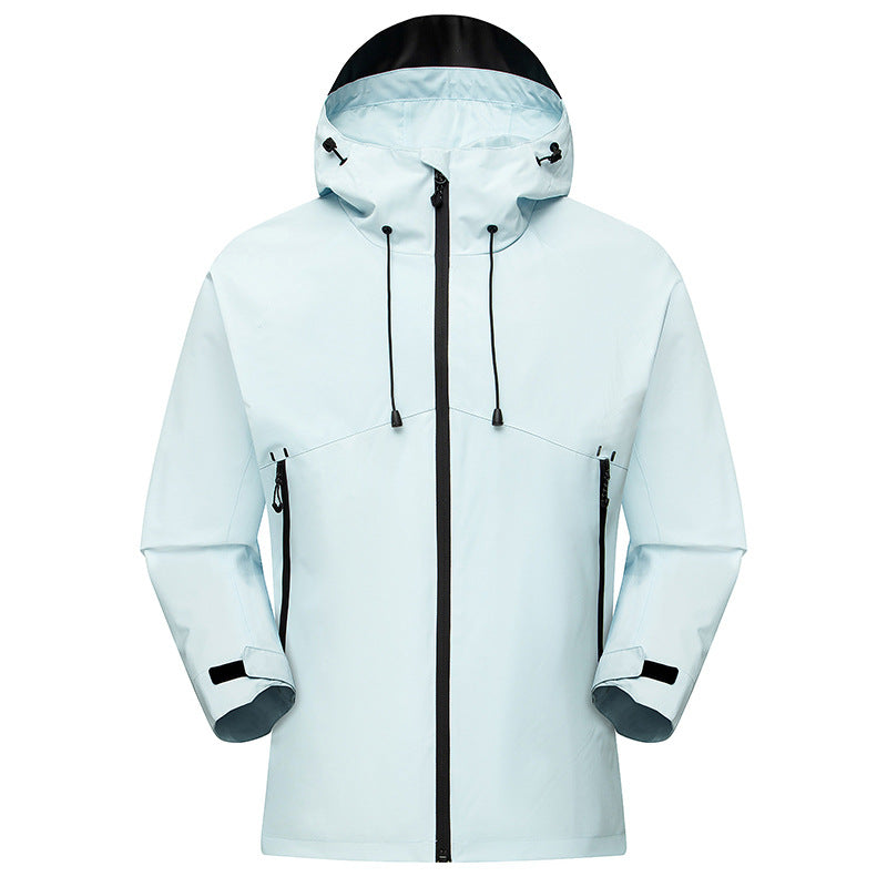 Men's Waterproof High-Visibility Shell Parka with Breathable Membrane, Adjustable Hood and Ventilation Amarae