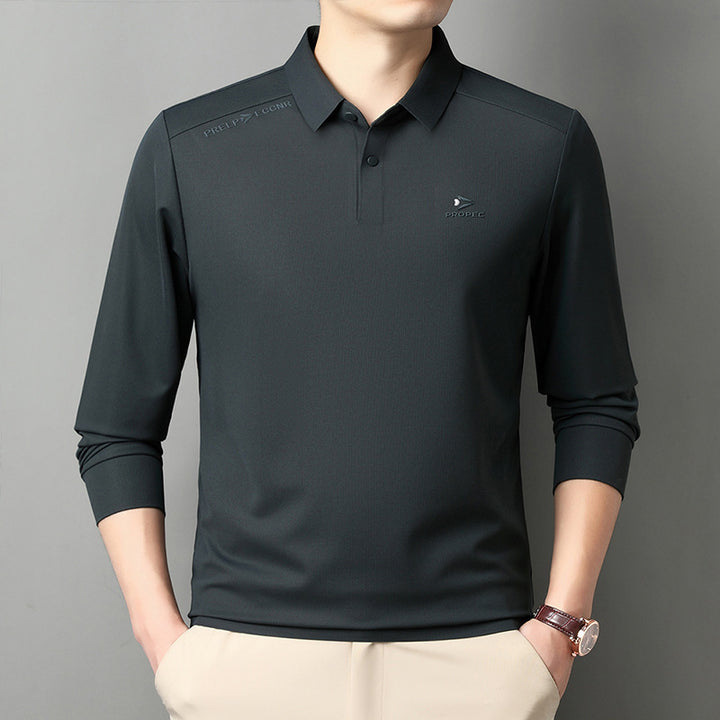Men's polo with functional design and breathable structure Lune London