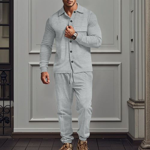 Men's leisure suit in two pieces with structured design Amarae
