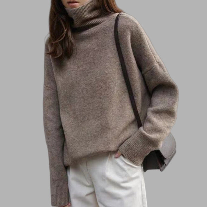Women's Cozy Turtleneck Sweater Lune London