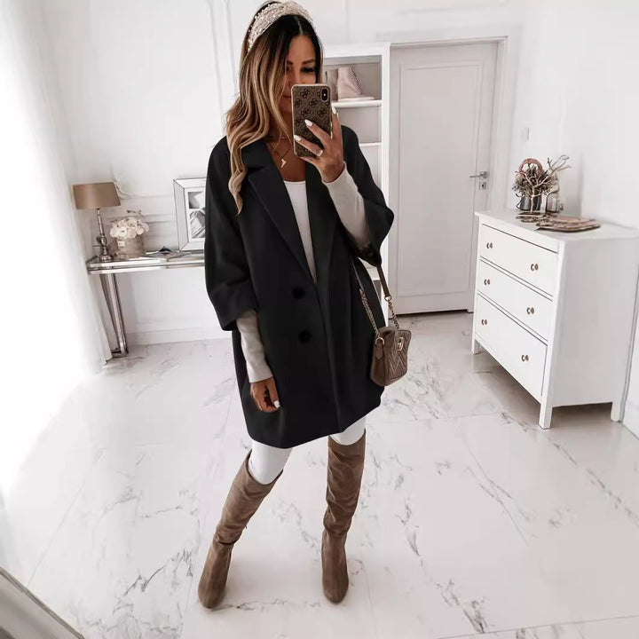 Women's Oversized Wool Coat Lune London