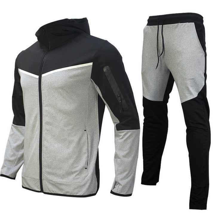 Men's sports tracksuit set with breathable materials and practical zip pockets Lune London