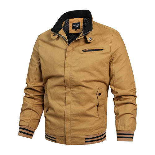 Stylish transition jacket for men with trendy contrasts Amarae