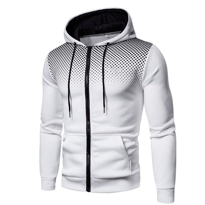 Men's zip hoodie with breathable inserts Lune London