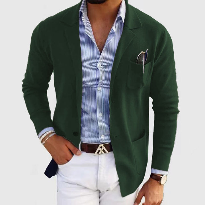 Amarae Elegant Knit Jacket for Men