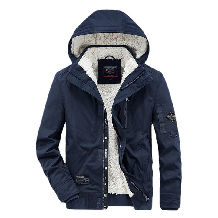 Technical transition jacket for men with warm inner lining Amarae