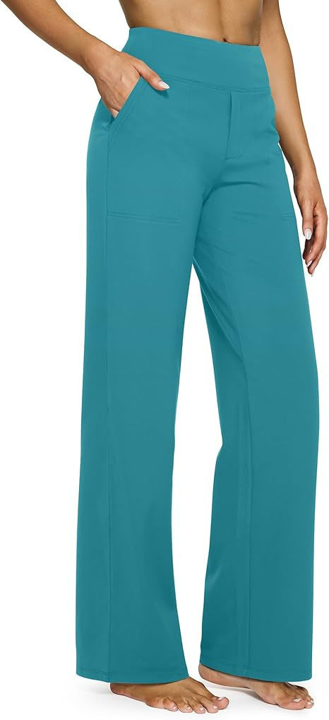 Women Wide-Leg Lounge Pants with Elastic Waist Lune London