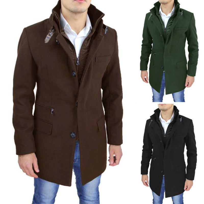 Fashionable warm jacket for men with innovative inner lining Lune London