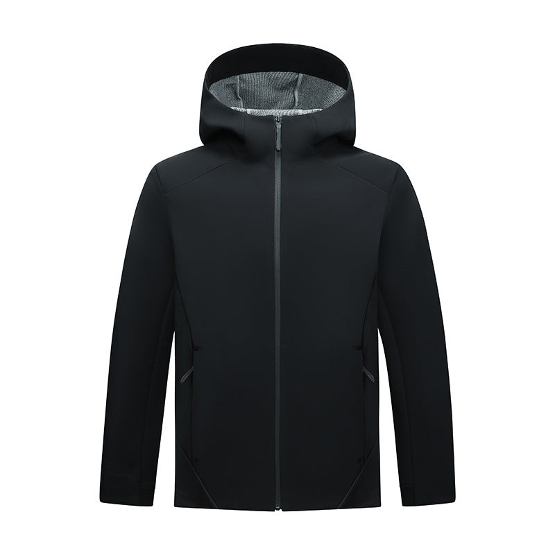 Women's Tailored Softshell Jacket with Hood and Fleece Lining Amarae