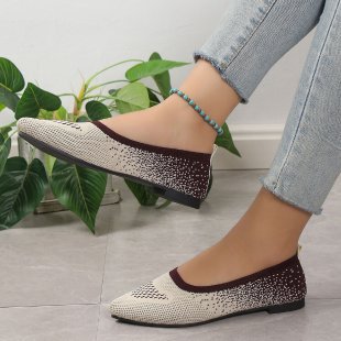Ladies Elegant and comfortable ballet flats with a trendy top Amarae