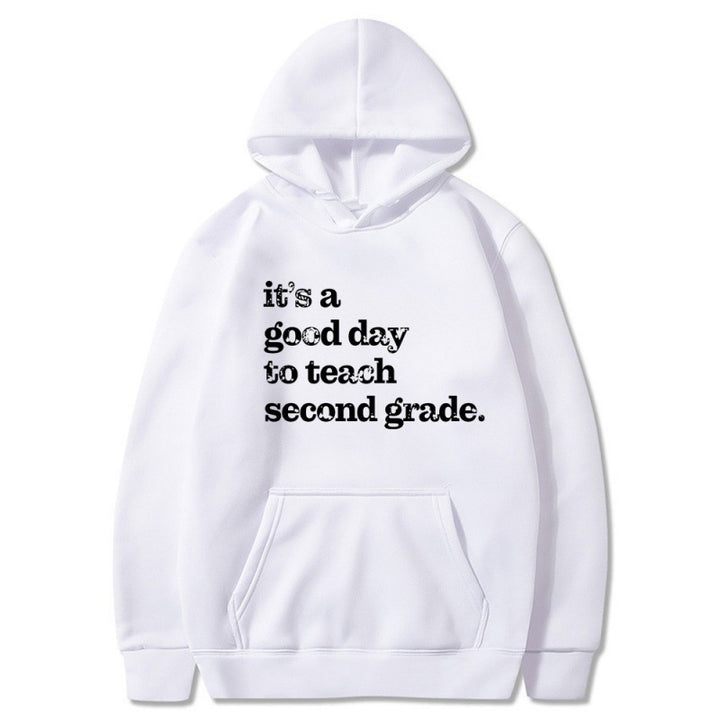 Women's hoodie with inspiring teacher quote and comfortable fit Lune London