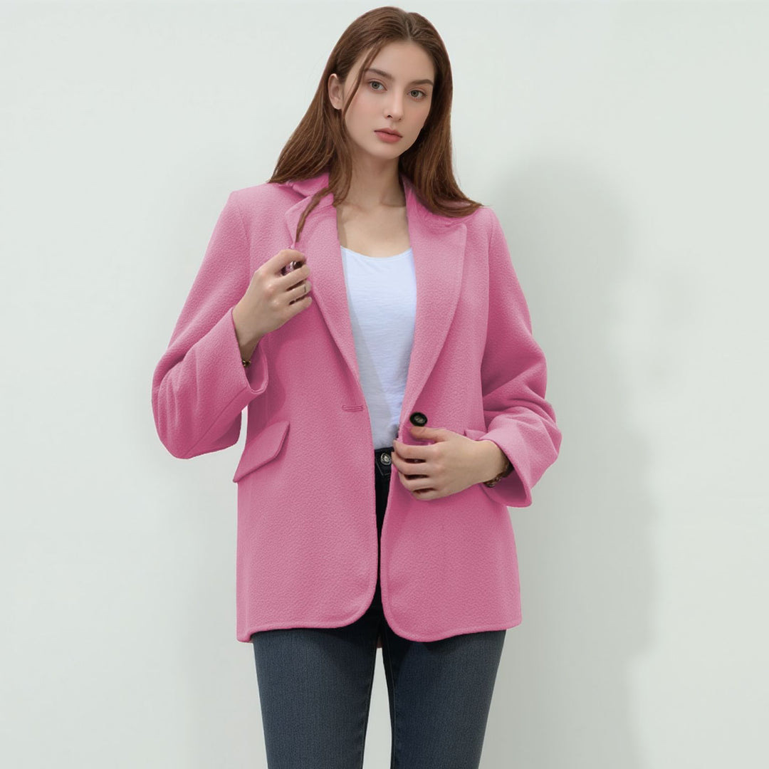 Elegant blazer jacket for women with structured surface and chic cut Lune London